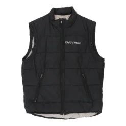 Vintage Lotto Gilet - 2XL Black Polyester