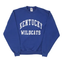 Vintage Kentucky Wildcats Jerzees Sweatshirt - Medium Blue Cotton