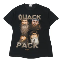 Vintage Duck Dynasty Gildan T-Shirt - Medium Black Cotton