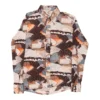 Vintage Unbranded Patterned Shirt - Medium Brown Cotton -Outlet Garbitic Store Brooke Carmen mix 02.02.23428