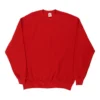 Vintage Jerzees Sweatshirt - XL Red Cotton -Outlet Garbitic Store Carmen Men 26.01.23318