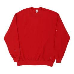 Vintage Jerzees Sweatshirt - XL Red Cotton -Outlet Garbitic Store Carmen Men 26.01.23319