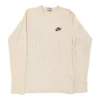 Vintage Nike Sweatshirt - Medium Beige Cotton -Outlet Garbitic Store Carmen Mix 03.03.23137