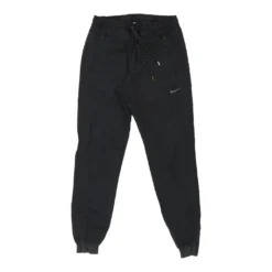 Vintage Nike Joggers - Small Black Cotton Blend
