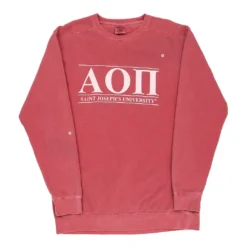 Vintage Saint Josephs University Comfort Colours Sweatshirt - Medium Pink Cotton -Outlet Garbitic Store Carmen men women 09.12.22119