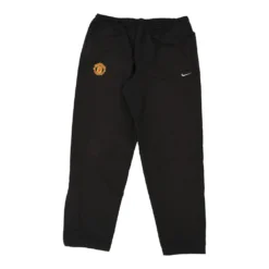 Vintage Manchester United Nike Tracksuit - XL Black Polyester