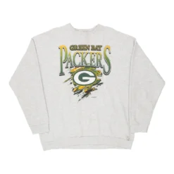 Vintage Green Bay Packers Tultex Sweatshirt - XL Grey Cotton Blend