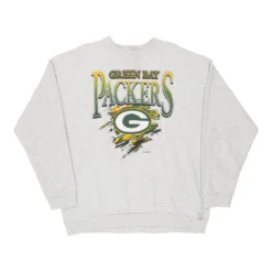 Vintage Green Bay Packers Tultex Sweatshirt - XL Grey Cotton Blend -Outlet Garbitic Store Debbie mens mixed 22.02.23106