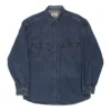 Vintage Wampum Denim Shirt - XL Blue Cotton -Outlet Garbitic Store Debbie mix men 17.02.23218