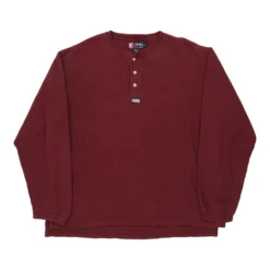 Vintage Chaps Ralph Lauren Long Sleeve T-Shirt - XL Red Cotton