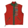 Vintage Polartec Gilet - XL Orange Polyester -Outlet Garbitic Store Ele Mens 16.12.21150
