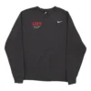 Vintage Nike Sweatshirt - Medium Grey Cotton -Outlet Garbitic Store Ele mens 2.3.23 back223