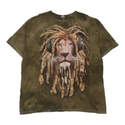 Vintage Gildan T-Shirt - 2XL Green Cotton