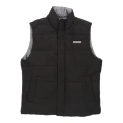 Vintage Champion Gilet - Medium Grey Polyester -Outlet Garbitic Store Ele mens track jackets FRONT207