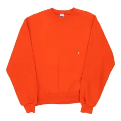 Vintage Russell Athletic Sweatshirt - Medium Orange Cotton -Outlet Garbitic Store Ele mens wash 22.8.22193