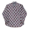 Vintage Rainforest Patterned Shirt - Large Grey Cotton -Outlet Garbitic Store Ella Ele mixed 1.2.23118