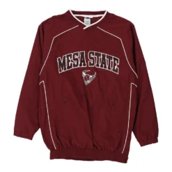 Vintage Mesa State Russell Athletic Sweatshirt - Small Burgundy Polyester