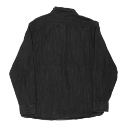 Vintage Regular Denim Shirt - XL Black Cotton