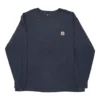 Vintage Carhartt Long Sleeve T-Shirt - Large Blue Cotton -Outlet Garbitic Store Georgie Mens Carhartt 09.03.23109 1