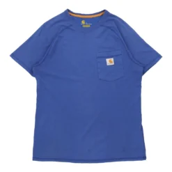 Vintage Carhartt T-Shirt - Small Blue Cotton
