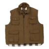 Vintage Branded Lion Gilet - 2XL Brown Polyester Blend -Outlet Garbitic Store Georgie Mens Shirt 01.03.23244