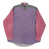 Vintage Unbranded Patterned Shirt - XL Purple Cotton -Outlet Garbitic Store Georgie Mens sport and shirt mix 07.03.23343