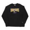 Vintage Loras College Duhawks Champion Sweatshirt - 3XL Black Cotton Blend -Outlet Garbitic Store Georgie Mens sporty tops 10.03.23299