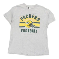 Vintage Green Bay Packers Nfl T-Shirt - Large Grey Cotton