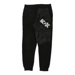 Vintage Acdc Joggers - Large Black Cotton Blend