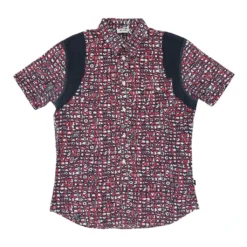 Vintage Moschino Patterned Shirt - XL Red Cotton