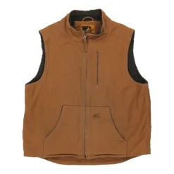 Vintage Wells Lamont Gilet - XL Brown Cotton