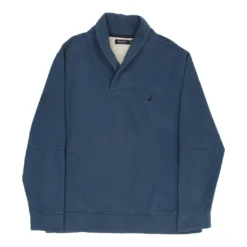 Vintage Nautica Sweatshirt - XL Navy Cotton