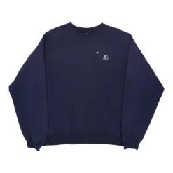 Vintage Starter Sweatshirt - XL Navy Cotton -Outlet Garbitic Store aimee mixed 22.12.22186