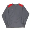 Vintage Nike Sweatshirt - 2XL Grey Polyester -Outlet Garbitic Store brooke mens tops 09.03.23247