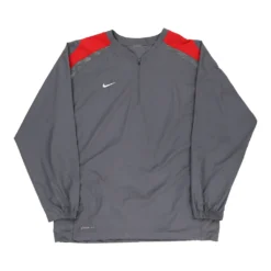 Vintage Nike Sweatshirt - 2XL Grey Polyester