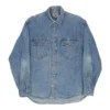 Vintage Roy Rogers Denim Shirt - Medium Blue Cotton -Outlet Garbitic Store brooke mix coats 07.03.23163