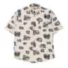 Vintage Woolrich Patterned Shirt - Medium Cream Cotton -Outlet Garbitic Store brooke mix mens 20.02.23209
