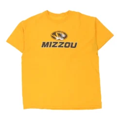 Vintage Mizzou Tigers Unbranded T-Shirt - XL Yellow Cotton