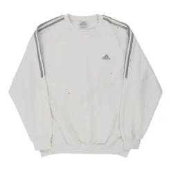 Vintage Adidas Sweatshirt - XL White Cotton -Outlet Garbitic Store brooke mix whites 06.03.23110