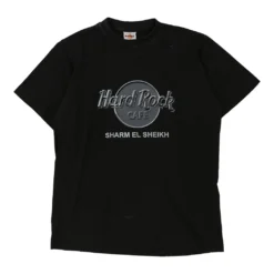 Vintage Sharm El Sheikh Hard Rock Cafe T-Shirt - Small Black Cotton