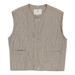 Vintage Aquascutum Gilet - Large Beige Cotton