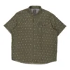 Vintage Wrangler Patterned Shirt - 2XL Green Polyester -Outlet Garbitic Store courteney mens shirts 19.5.22167
