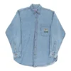 Vintage Green Bay Packers Nfl Denim Shirt - Medium Blue Cotton -Outlet Garbitic Store ella mens mixed tops 23.01.23143