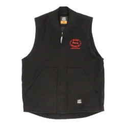 Vintage Berne Gilet - Medium Black Cotton