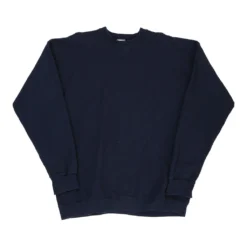 Vintage Tultex Sweatshirt - XL Navy Cotton Blend
