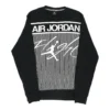 Vintage Jordan Sweatshirt - Medium Black Cotton Blend -Outlet Garbitic Store erik mens web mix 10.02.23163