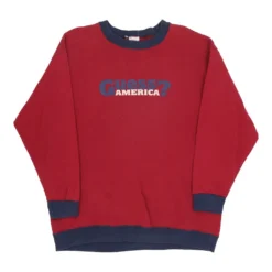 Vintage Guess Sweatshirt - XL Red Cotton